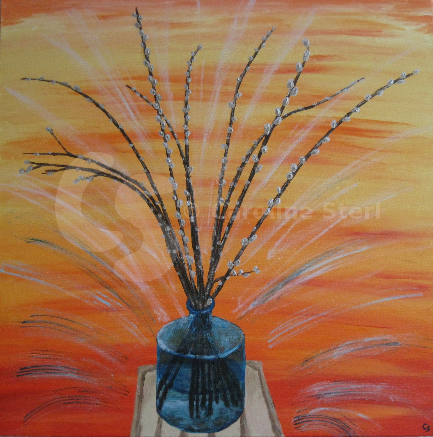 Painting: Pussy Willows